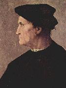 Jacopo Pontormo Profilportrat eines Mannes oil painting artist